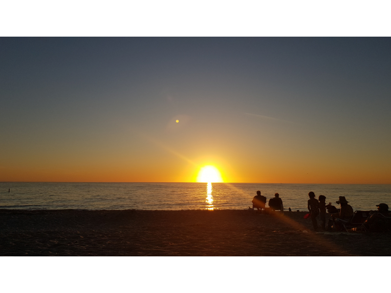 sunset Englewood Beach