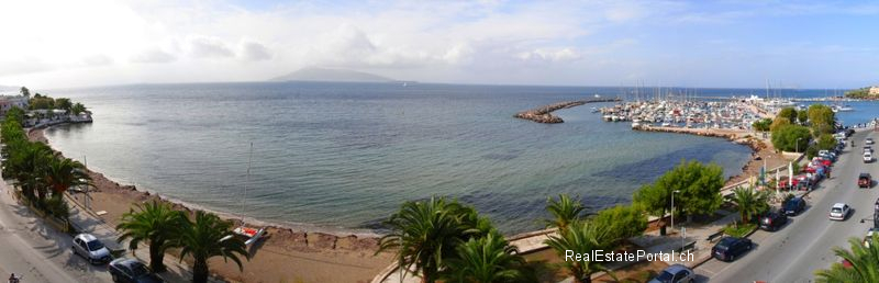 Panoramic view from the roof of Hotel